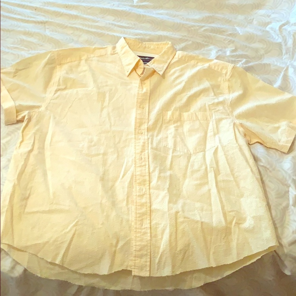 Eddie Bauer button up short sleeve shirt